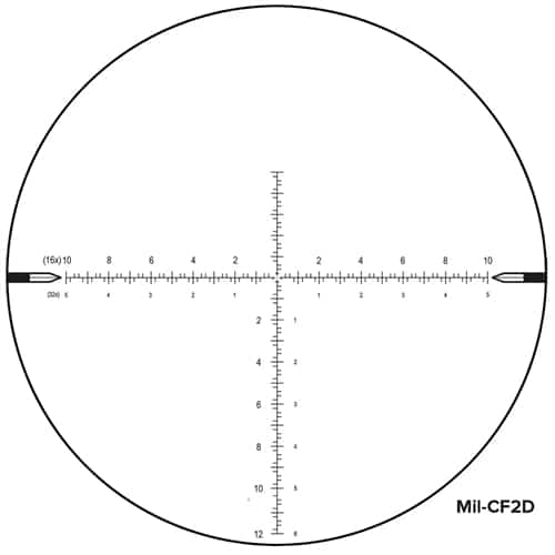 Nightforce NX8 4-32X50MM F2 .1 MIL ZS MIL-CF2D