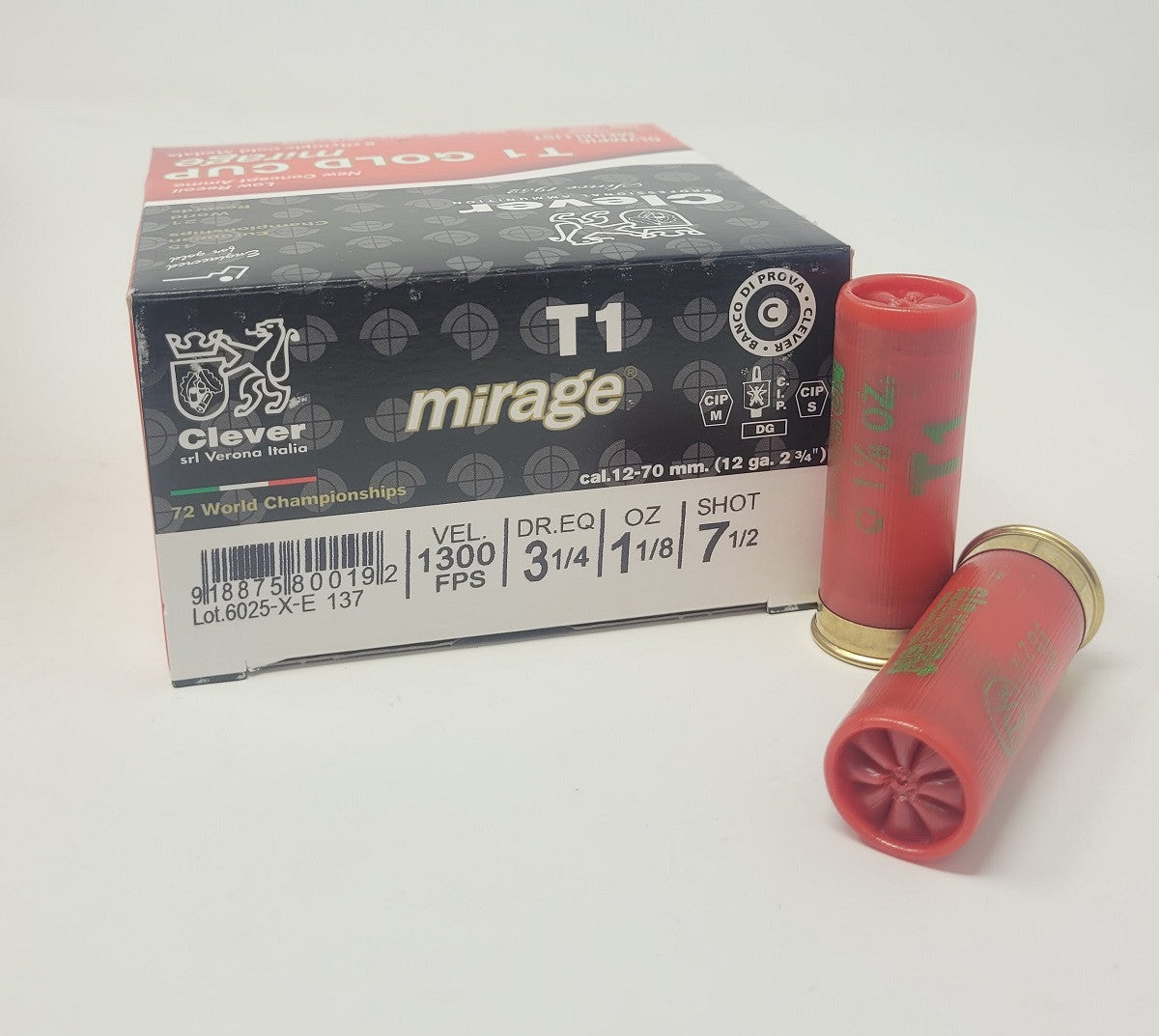 Caledonian Shotgun Ammo 12GA NO 7.5 24GR CALEDONIAN CLUB 67MM PER 250
