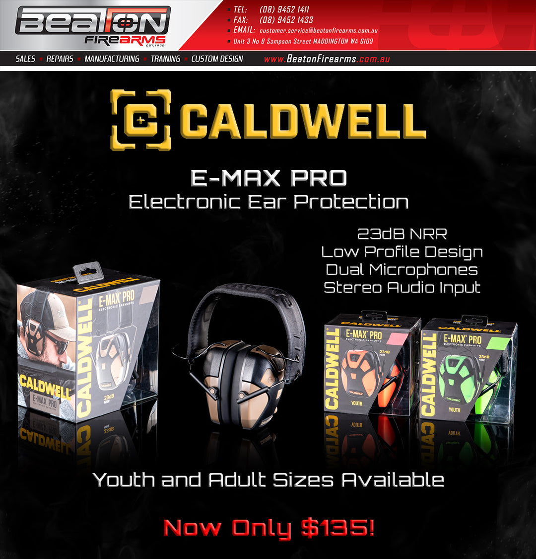 Caldwell E-MAX LOW PRO EAR MUFFS PINK