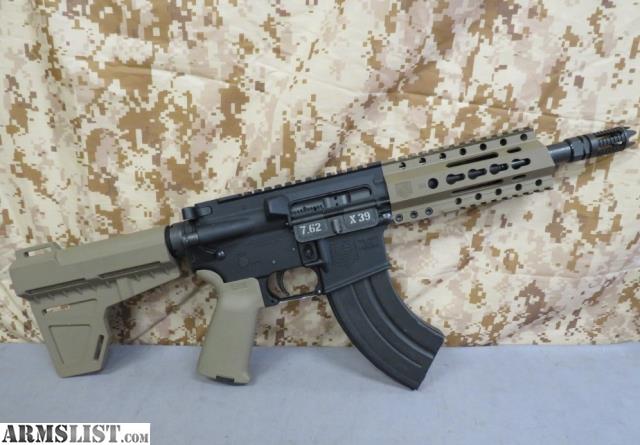 Diamondback 7,62X39 16'' BARREL M-LOK RAIL 15'' BLACK