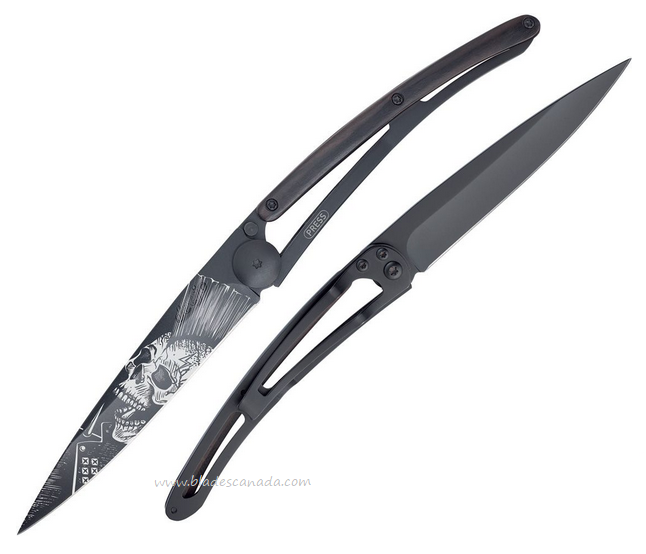 Deejo KNIFE DEEJO 37G EBONY WOOD PINUP (DEE030)