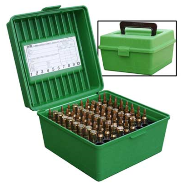 Mtm Case-Gard MTM AMMO CASE DELUXE WSM ULTRA MAG GREEN (100)