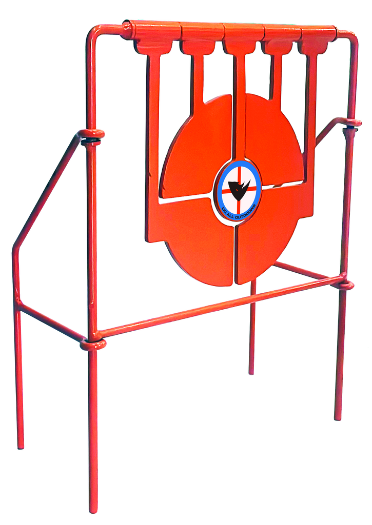 Hand Clay Launcher: .22 CAL DIALED SPINNER STEEL TARGET