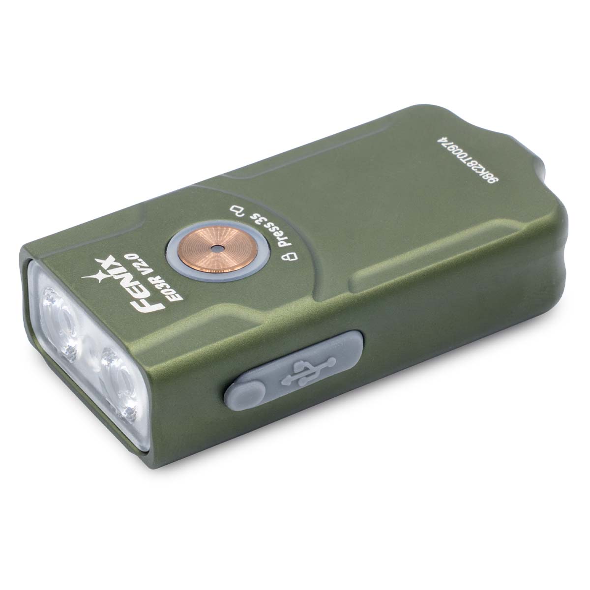 Fenix Flashlight KEY Chain E03R V2.0 LED (500LUM, 90M)