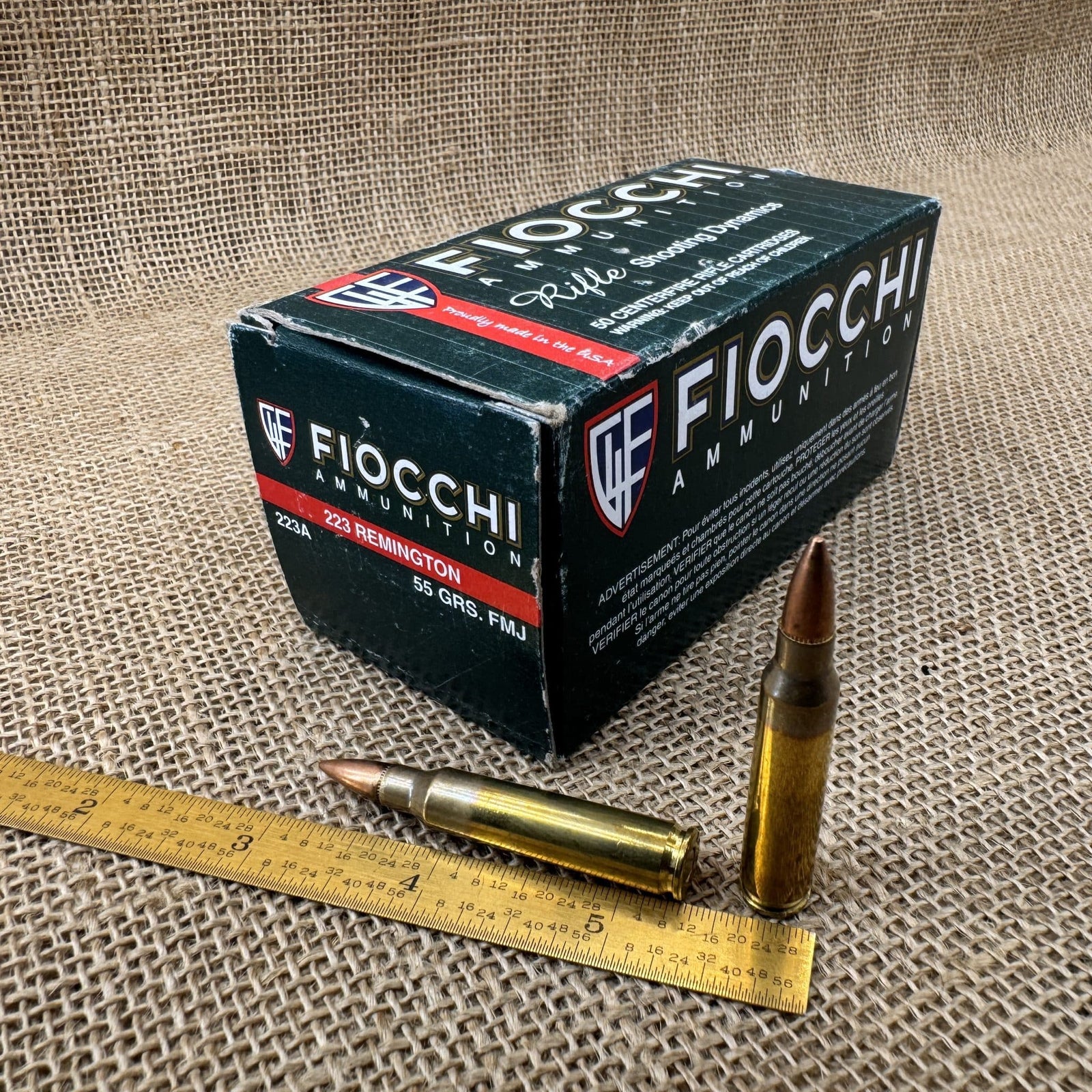Fiocchi AMMO 223 REM 55GR FIOCCHI FMJ (50)