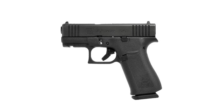 Glock G43X 9mm Slim Black Front Serrations Pistol