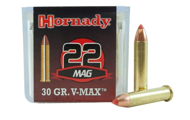 Hornady AMMO 22 WMR 30GR HORNADY V-MAX (50)