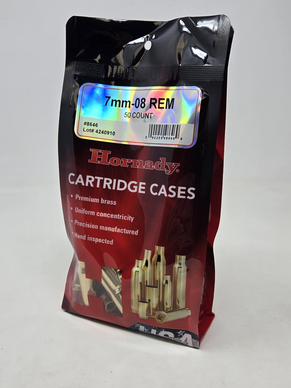 Hornady B 7MM-08 REM HORNADY UNPRIMED (50)