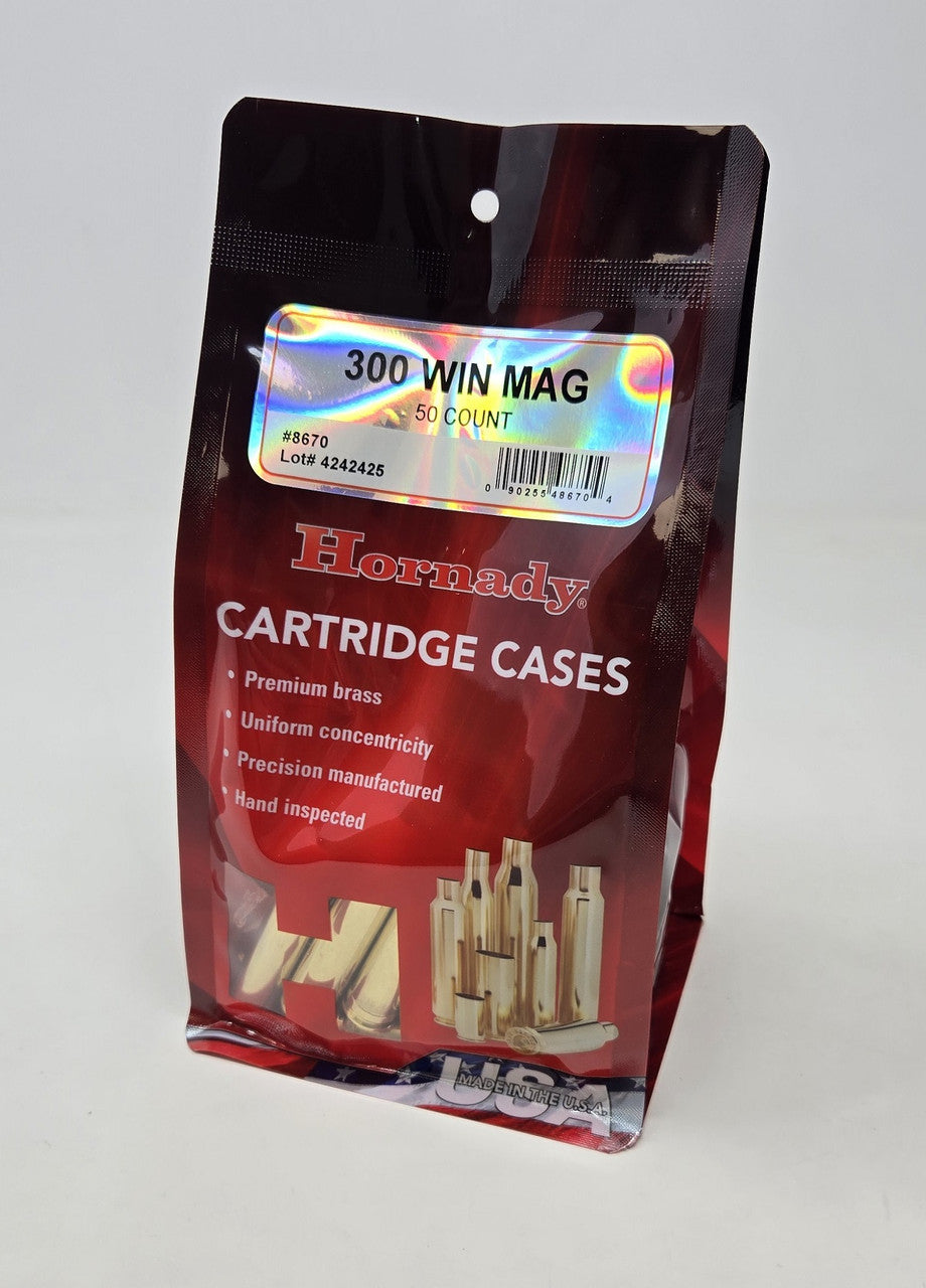 Hornady B 300 WIN MAG HORNADY UNPRIMED (50)