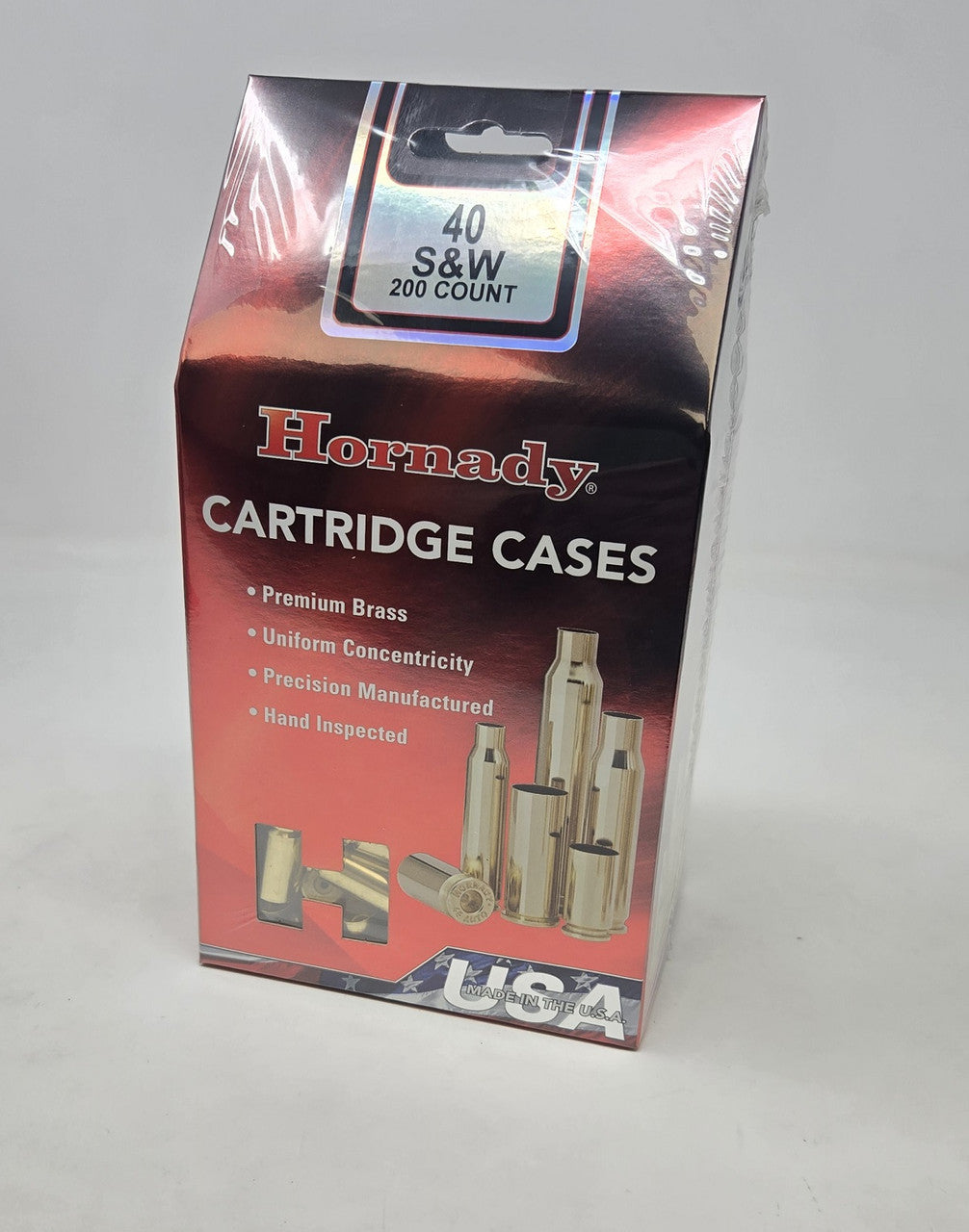 Hornady B 40 S&W HORNADY UNPRIMED (200)