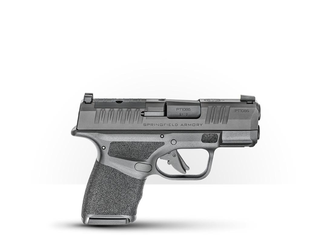 Springfield Armory PISTOL 9MM PARA SPRINGFIELD HELLCAT BLACK WITH CRUCIALCONCEAL IWB HOLSTER