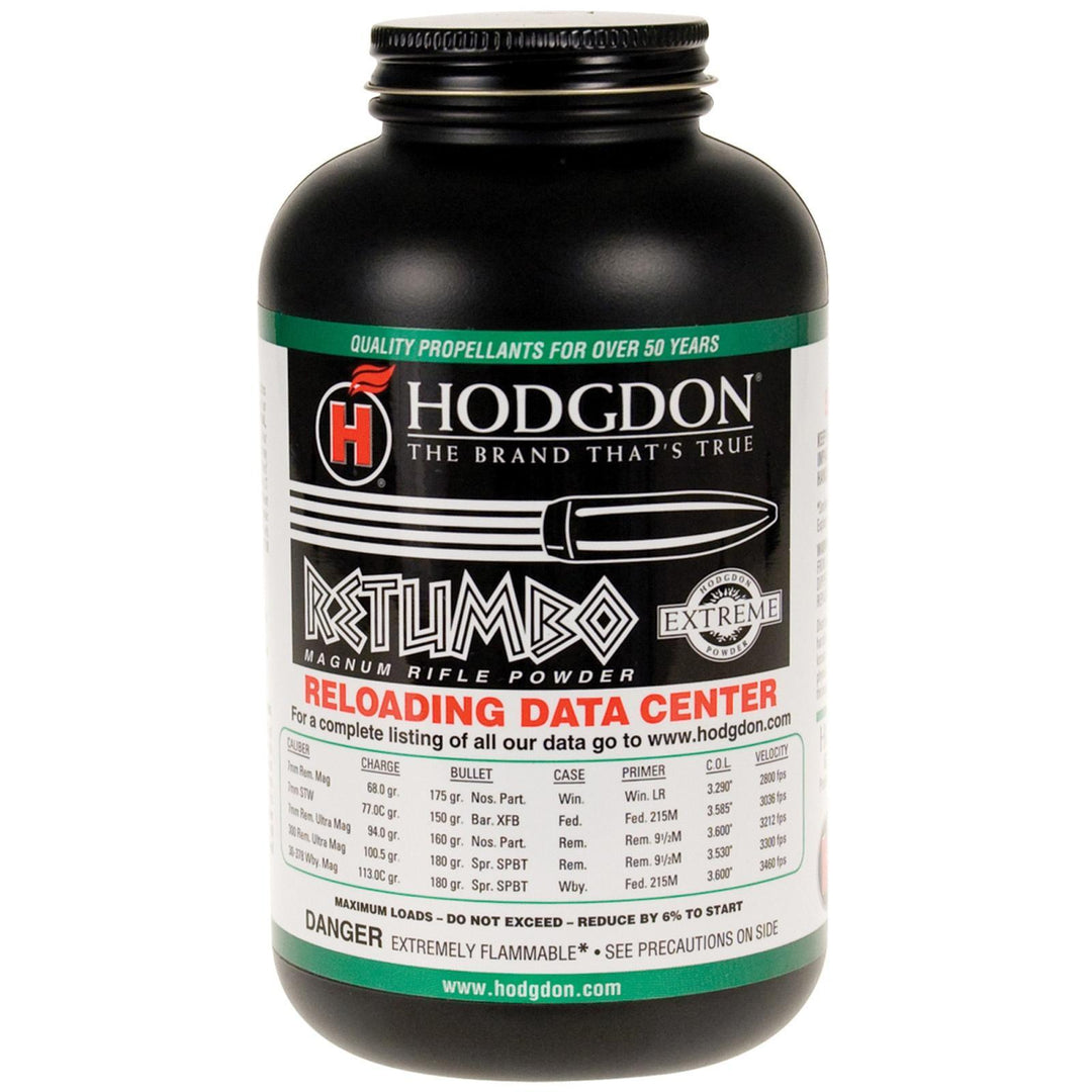 Hodgdon POWDER HODGDON RETUMBO CAN 1LB