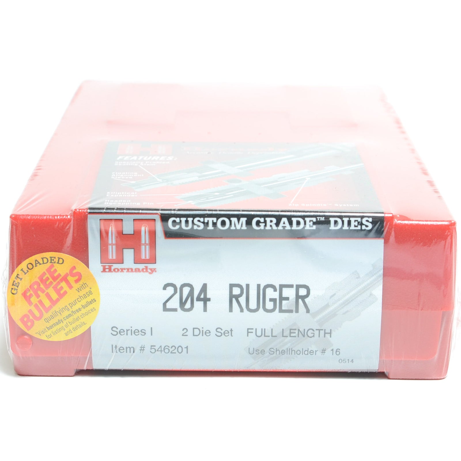 Hornady D 204 RUGER HORNADY 2 DIE SET