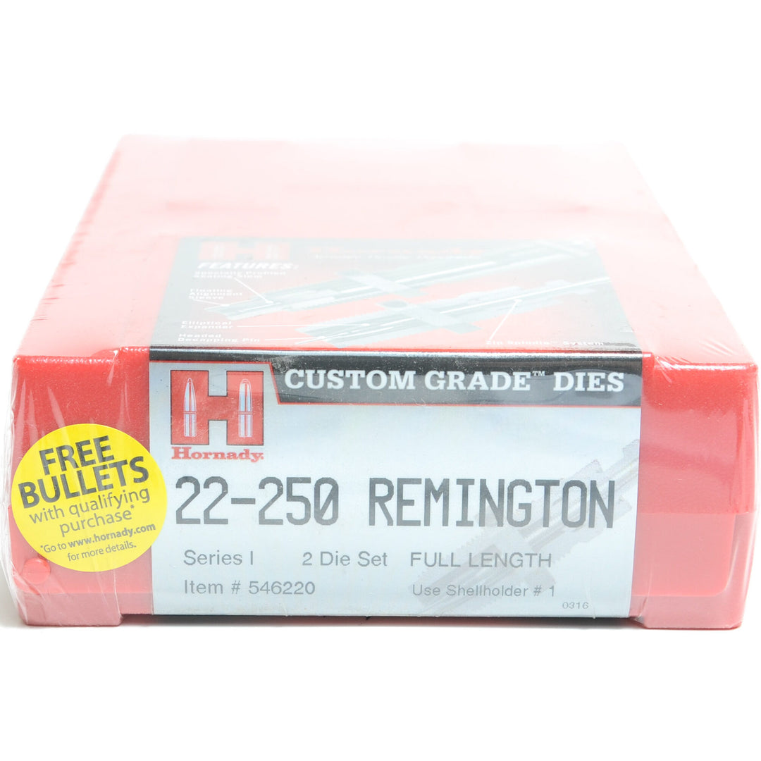 Hornady D 22-250 REM HORNADY 2 DIE SET