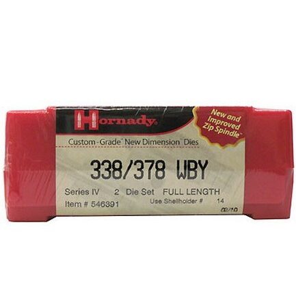 Hornady D 338-378 WBY MAG HORNADY 2 DIE SET