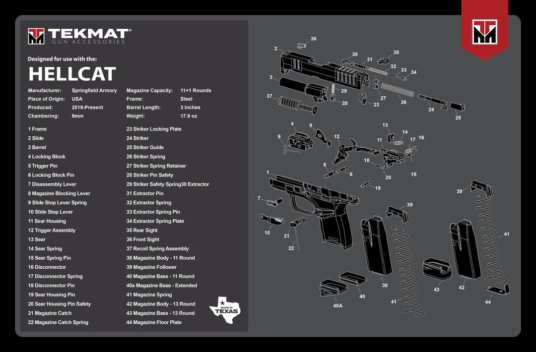 TEKMAT Gun cleaning Mats