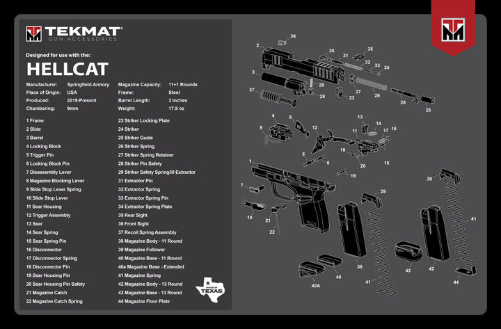 TEKMAT Gun cleaning Mats