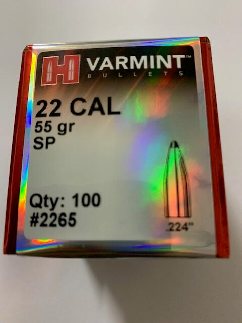 Hornady P 224 55GR HORNADY VARMINT SP (100)