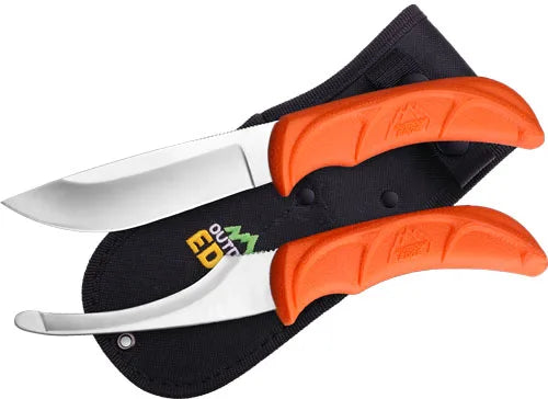 OUTDOOR EDGE JAEGER PAIR(SKINNER/GUT) BLACK
