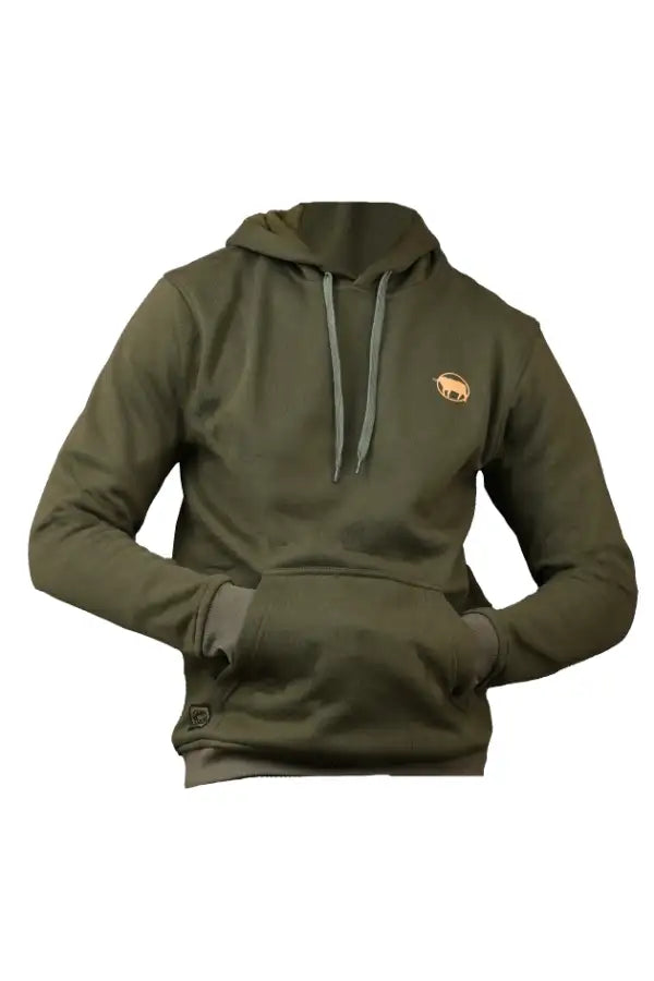 Printed Kudu Hoody - Olive