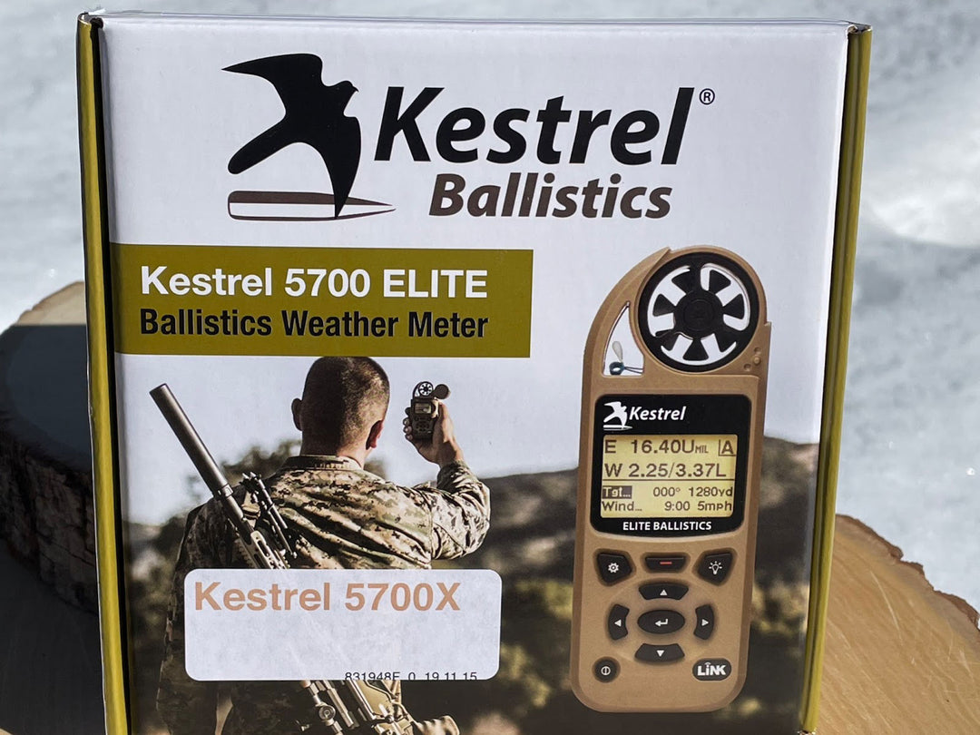 KESTREL 5700X WEZ ELITE WEATHER METER WITH APPLIED BALLISTICS TAN