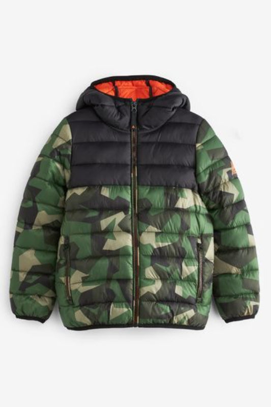 Biomorph Clothing BIOMORPH KIDS CAMO PUFFER JACKET 12-13