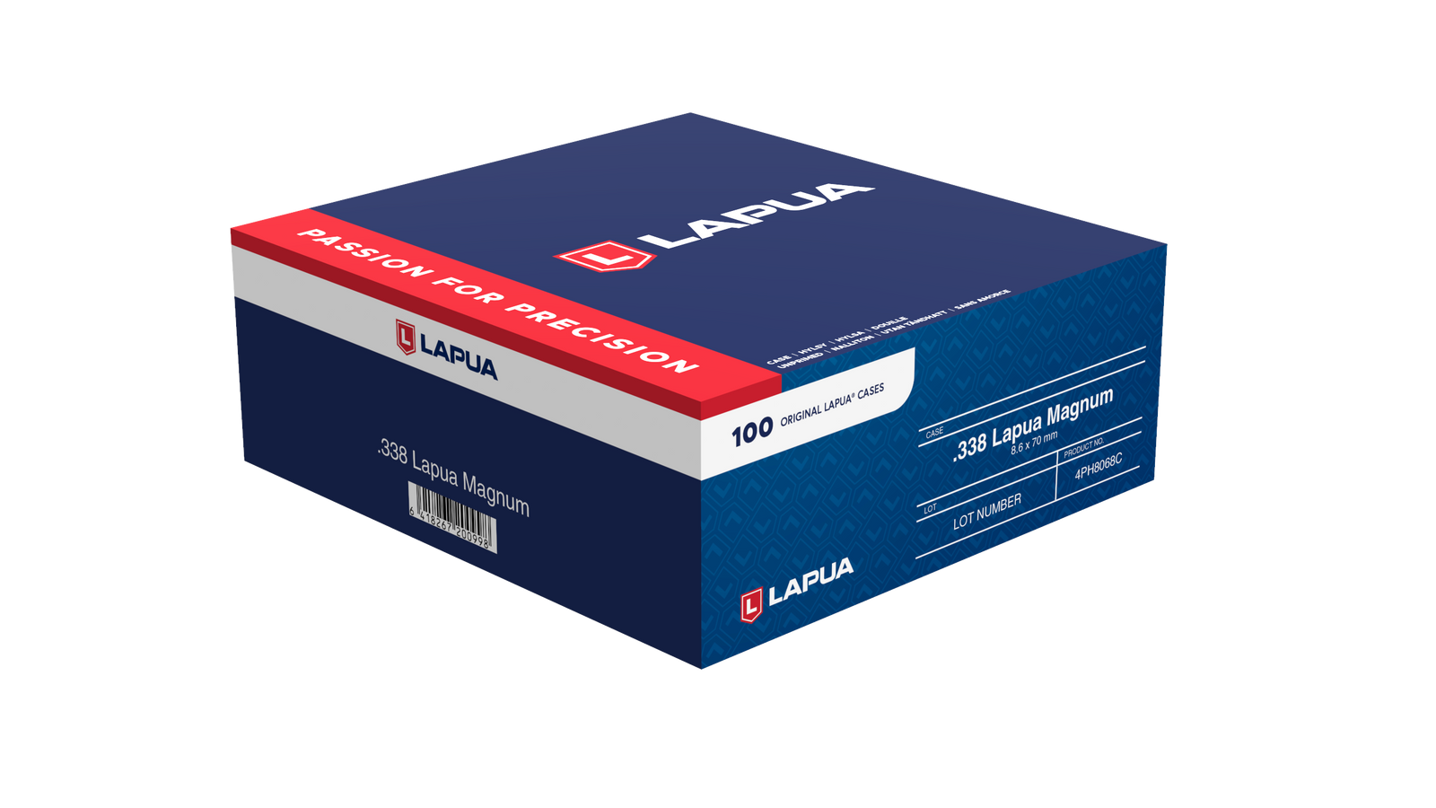 LAPUA CASES 338 LAPUA MAGNUM (100)
