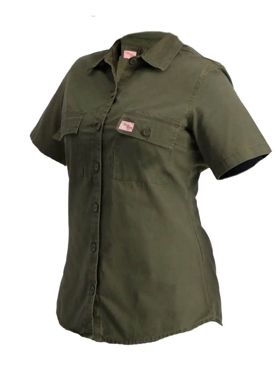 Ladies S/S Adventure Shirt - 3D/ Khaki/ Olive