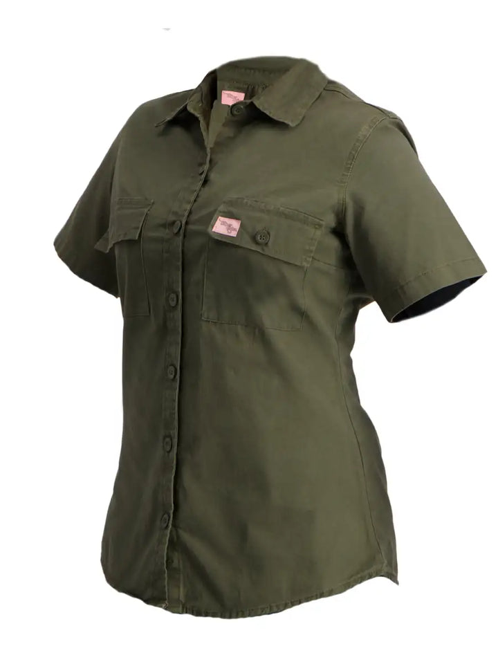 Ladies S/S Adventure Shirt - 3D/ Khaki/ Olive