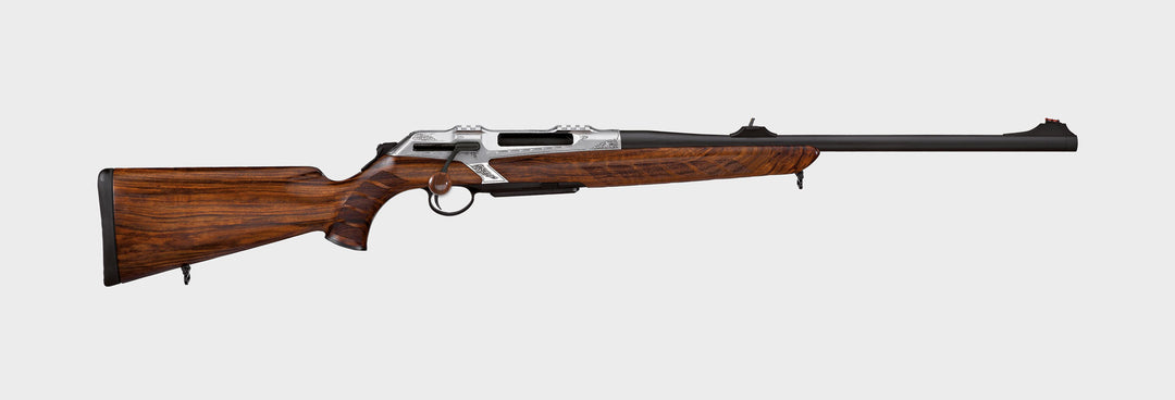 Rifle 9,3X62 HELIX ARABESQUE SILVER STRAIGHT-PULL ACTION WOOD GRADE 4 STOCK