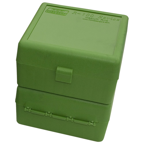 Mtm Case-Gard MTM AMMO CASE STD 243  308  22-250 GREEN (100)