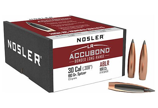 Nosler P 308 190GR NOSLER ACCUBOND LR (100)