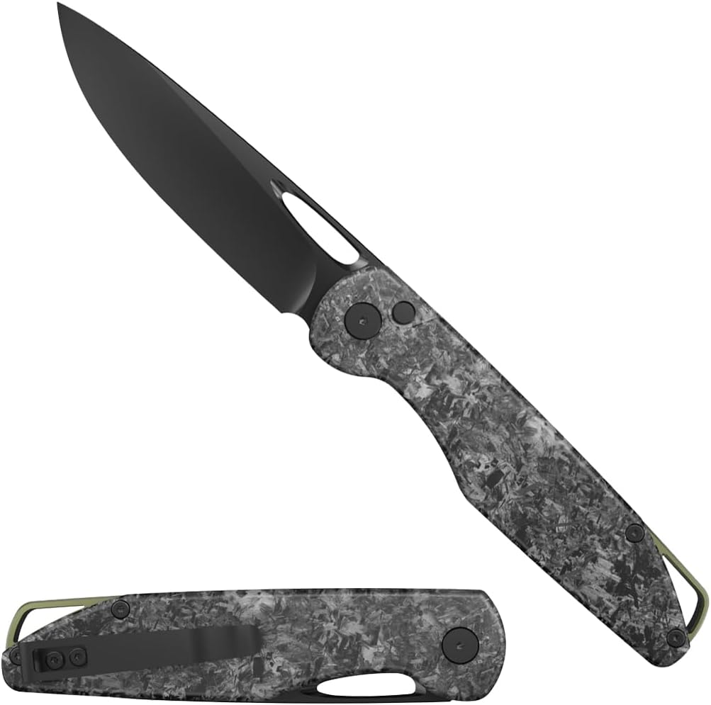 OUTDOOR EDGE KAYTAN BUTTON LOCK CARRY KNIFE 3.3'' BLADE FOLDING KNIFE