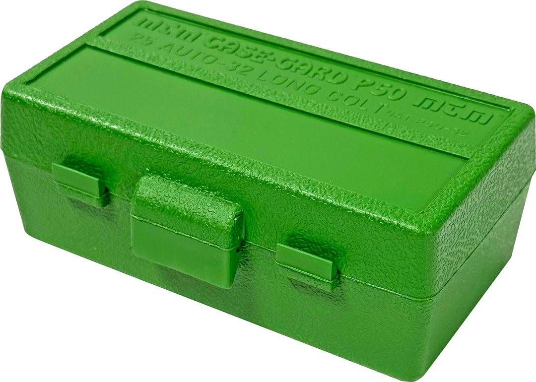 MTM Ammo Box 50 Round 25 ACP/32 H&amp;R Green