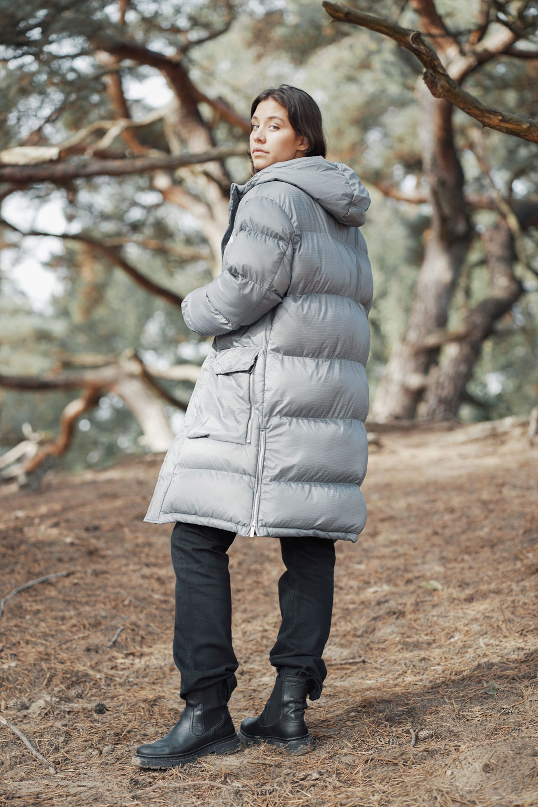 Biomorph Clothing BIOMORPH LADIES PLAIN PUFFER JACKET SMAL