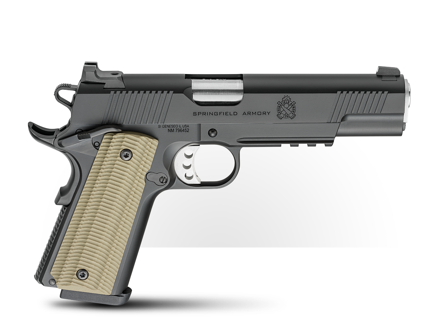 Springfield Armory PISTOL 9MM PARA  SPRINGFIELD 1911 OPERATOR BLACK/ TAN