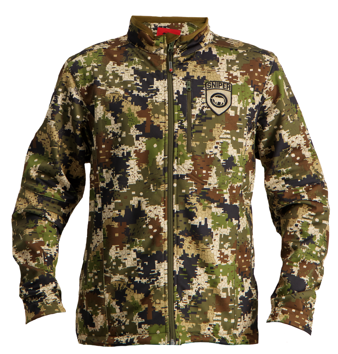 Mens Soft Shell Zipper - Pixelate