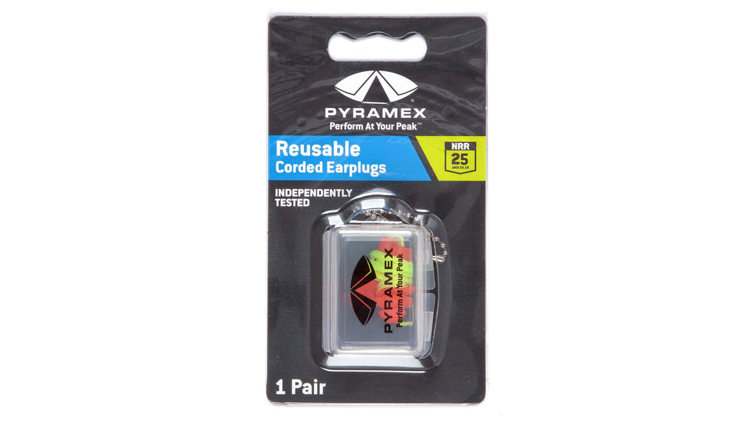 Pyramex RP3001 CORDED  RE-USABLE EAR PLUG