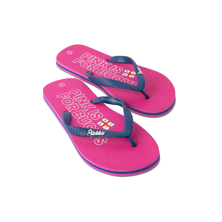Veldskoen Plakkie NSRI Pink and Blue