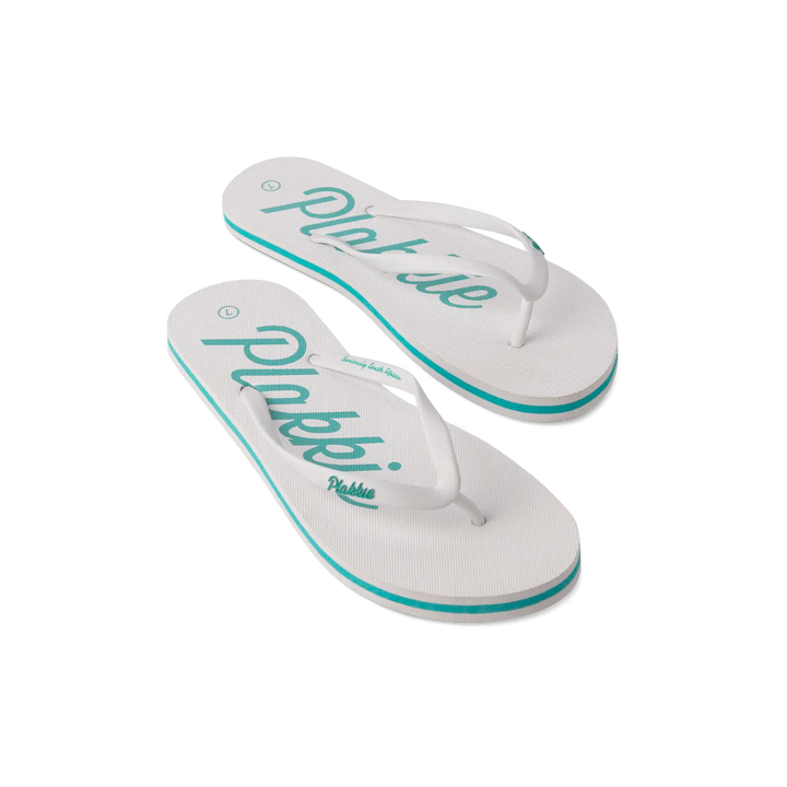 Veldskoen Plakkie Port Saint Johns White and Mint
