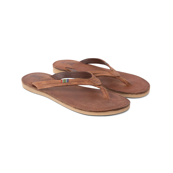 Veldskoen Ladies Leather Plakkie Thin Strap
