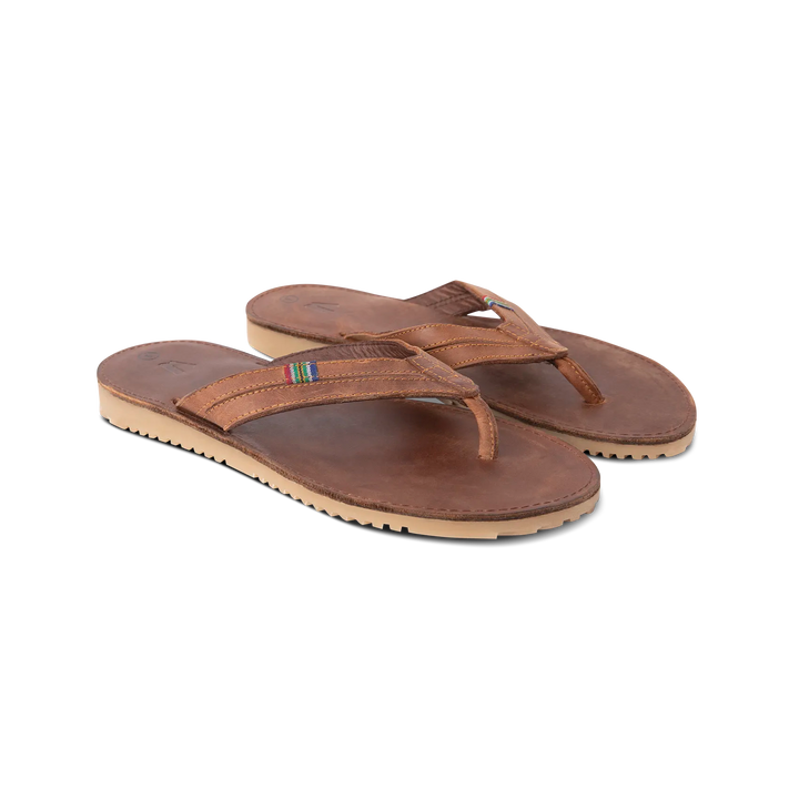 Veldskoen Mens Leather Plakkie Thick Strap