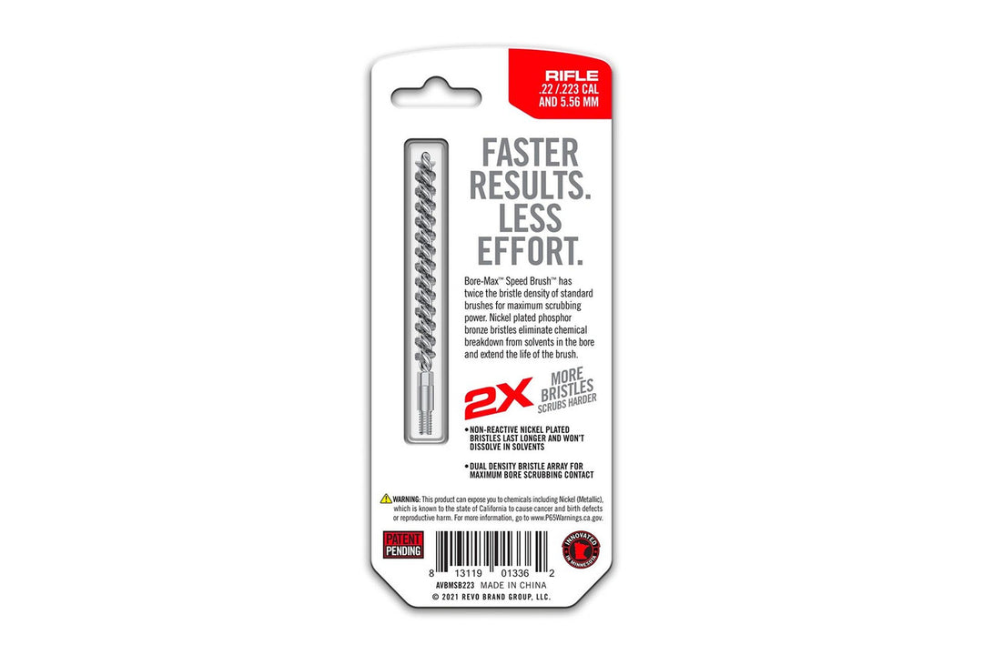 Real Avid BORE-MAX SPEED BRUSH 22/223