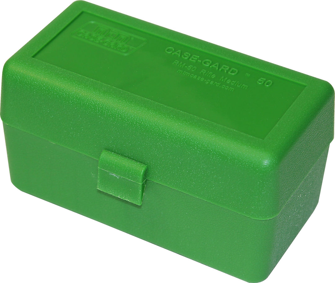 Mtm Case-Gard MTM AMMO CASE STD 243  308  22-250 GREEN (50)