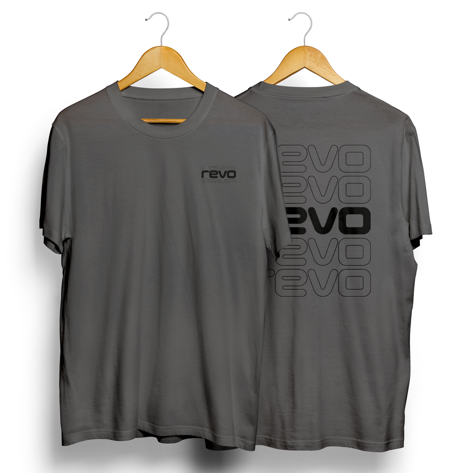 Nc Clothing REVO SHIRT HEATHER SEND IT LOGO