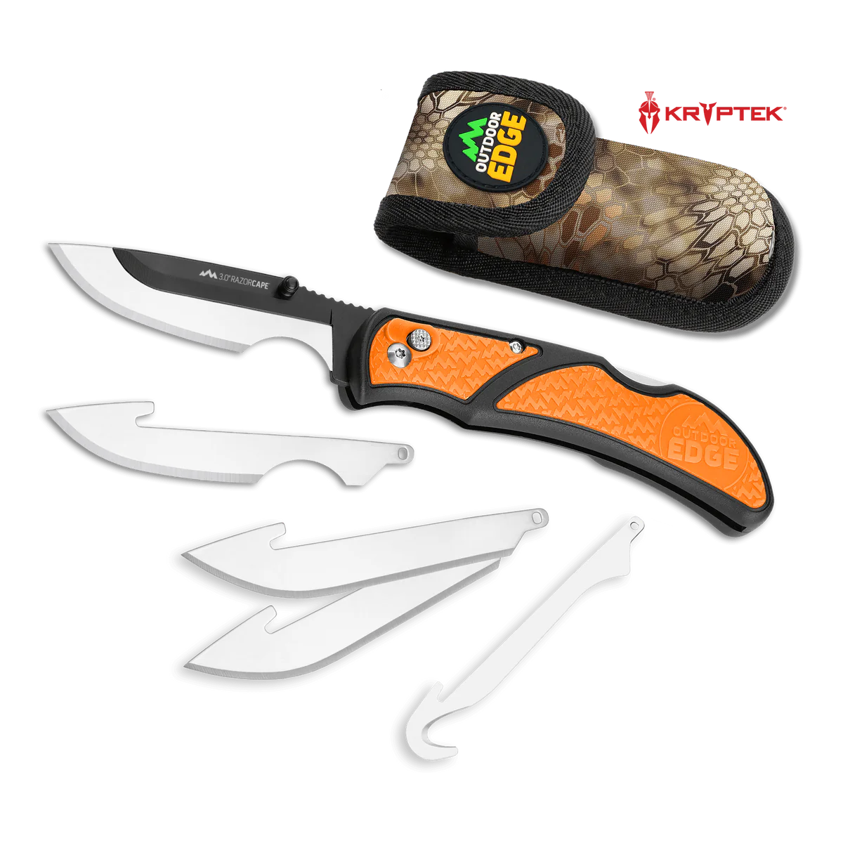 OUTDOOR EDGE RAZOR CAPE 3" BLIST ORANGE