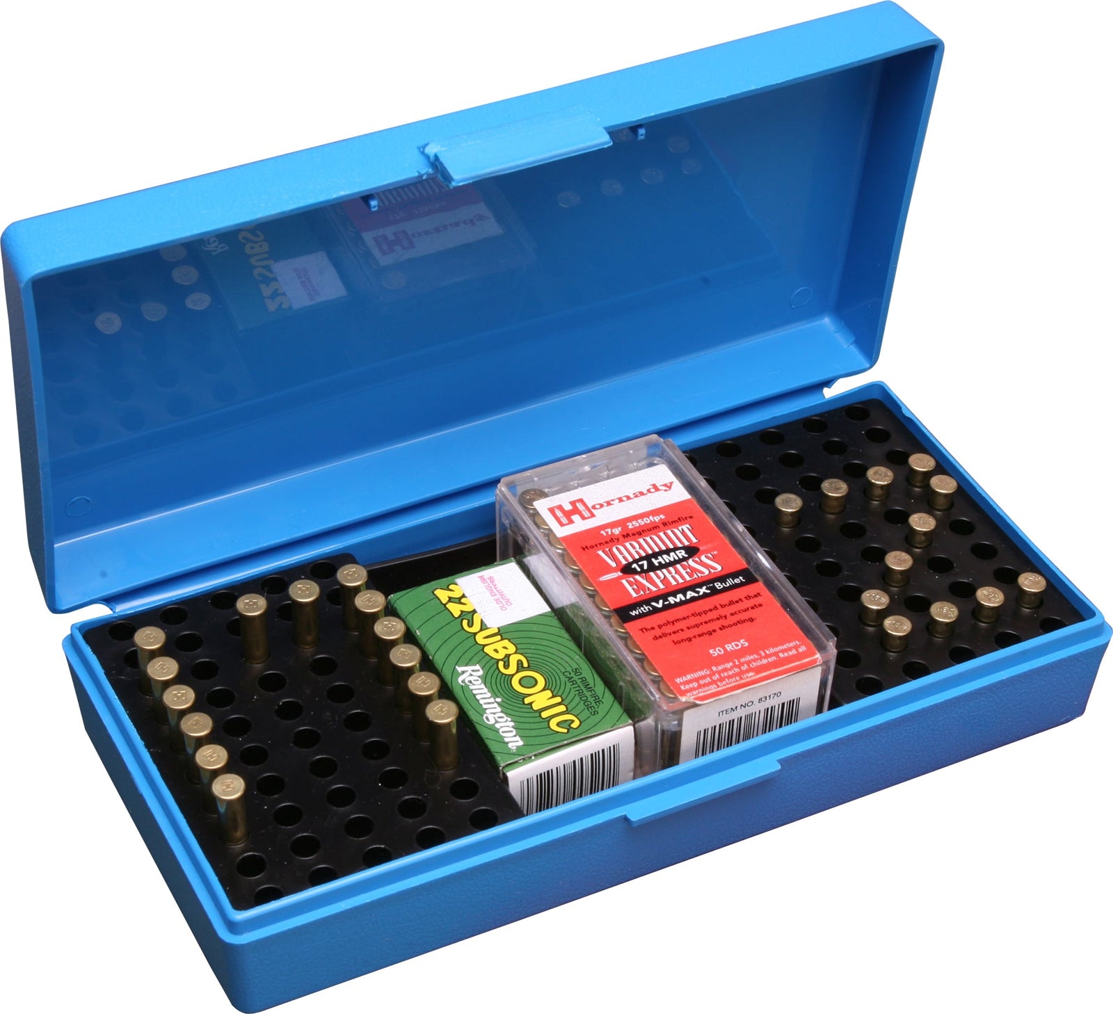 MTM Small Bore Case 200 Round Blue