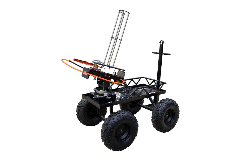 Hand Clay Launcher: FLYWAY 4X4 TROLLY INCLUDES WOBBLER + 60 CLAY AUTO TRAP