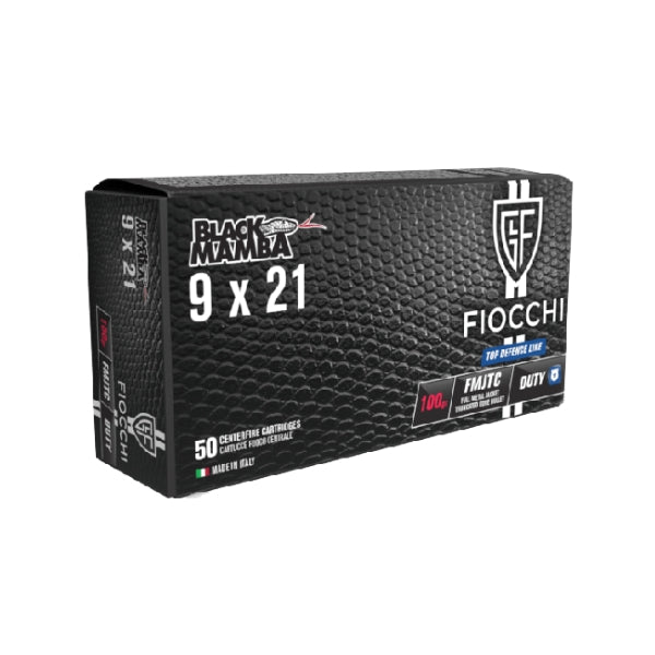 Fiocchi 9X21 100GR FMJ BLACK MAMBA PER 50