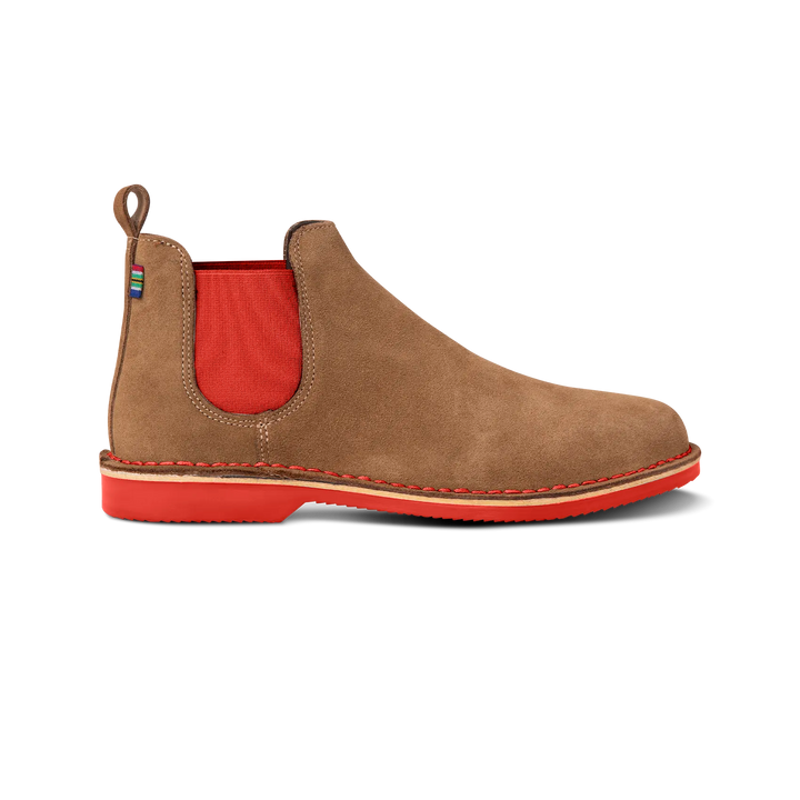 Veldskoen Chelsea Boot Pinotage Red